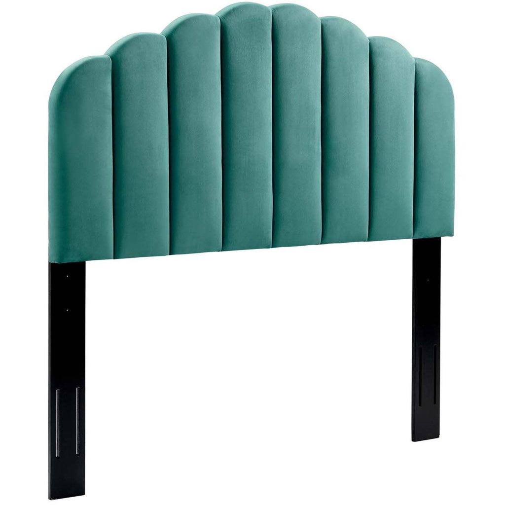 Teal Performance Velvet Headboard U179