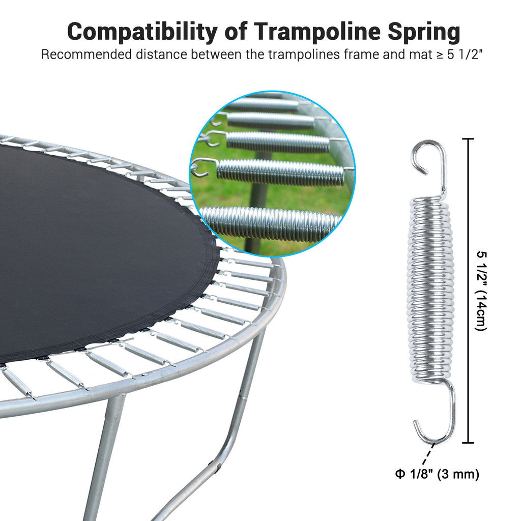 5.5" Heavy Duty Replacement Trampoline Springs (Pack of 20) W23472