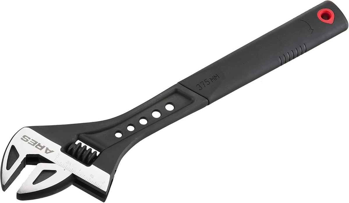 15-Inch Adjustable Wrench Chrome Vanadium Steel M315587