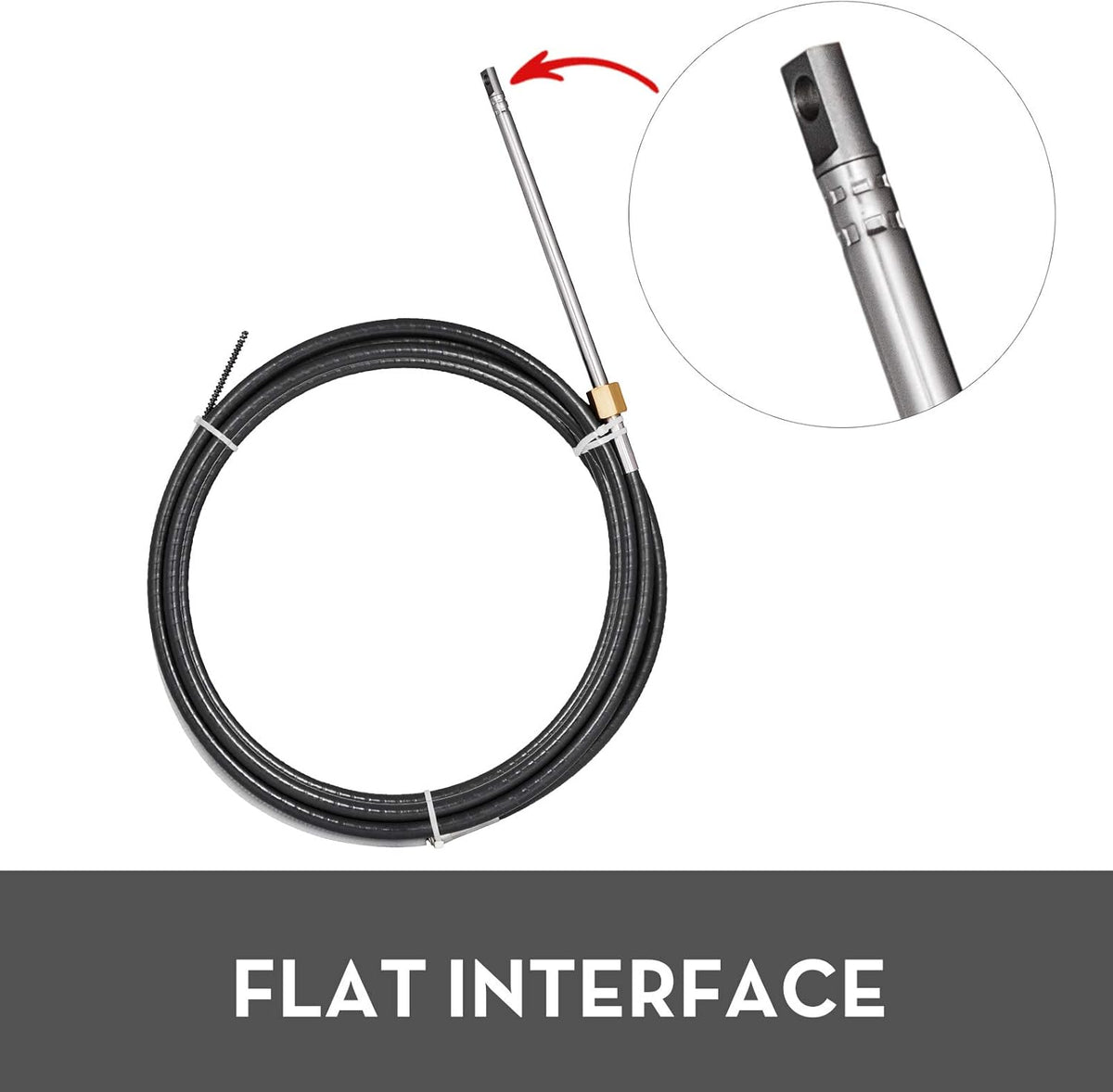 Boat Steering Cable 14 Feet Rotary Steering Kit P91200