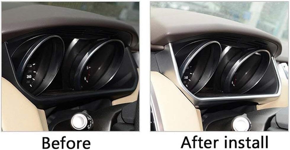 ABS Chrome Plastic Car Dashboard Decoration Frame Trim Cover Z304