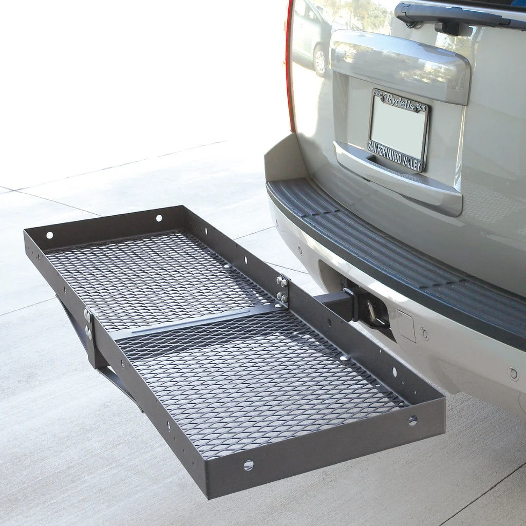 Hitch Mount 60" x 19.5" Fixed Cargo Carrier, 500 lbs T159