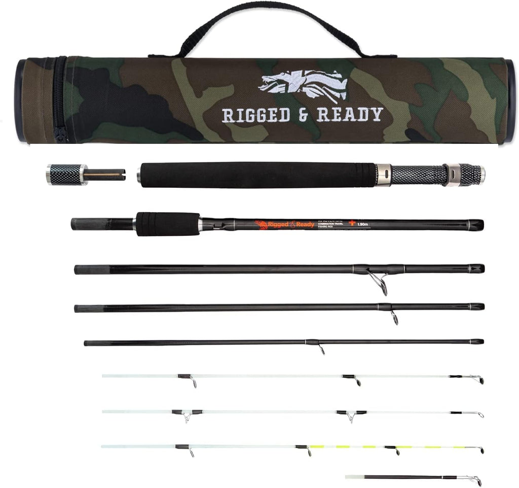 X5 Max Travel Fishing Rod & Case D844