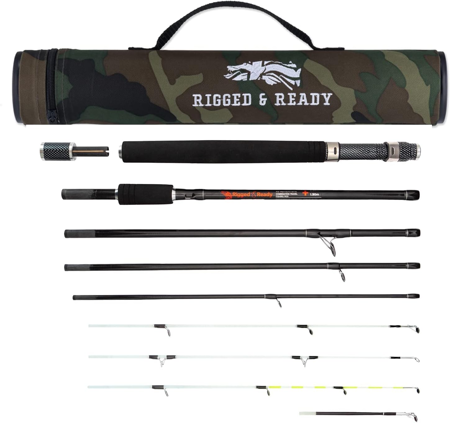 X5 Max Travel Fishing Rod & Case D844