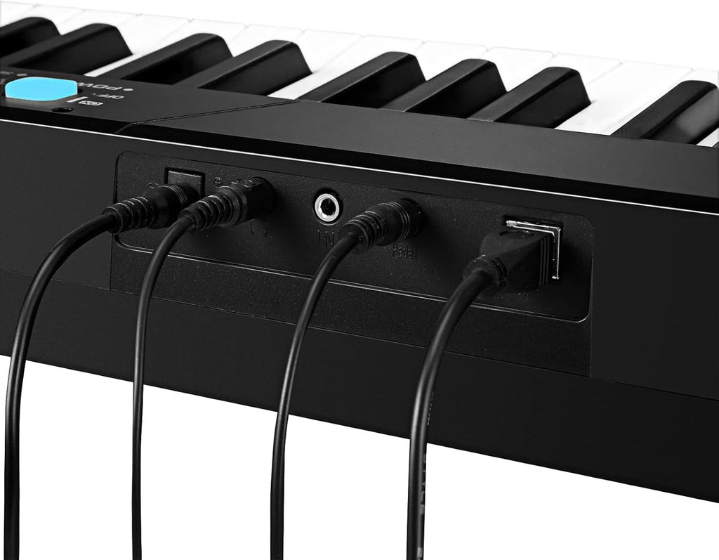 88-Key Semi-Weighted Electronic Keyboard Piano with X-Stand, Sustain Pedal, Power Supply, Carrying Case R22195