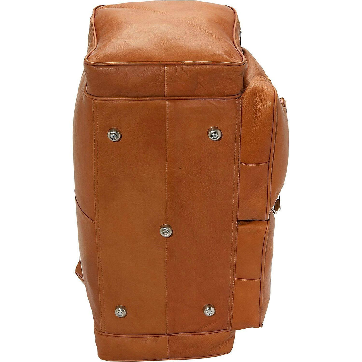Saddle Leather Duffel with Pockets R8036