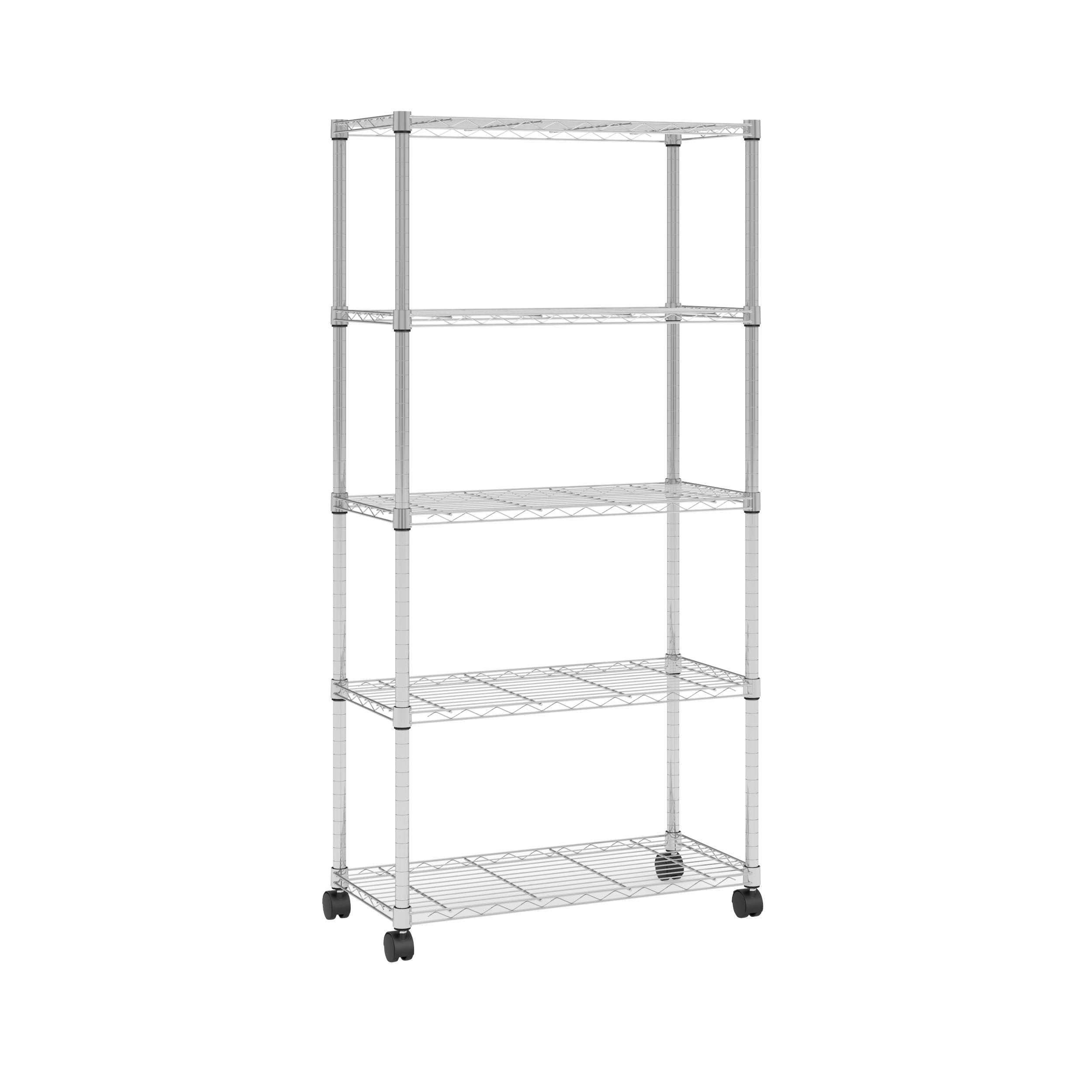 Adjustable Wire Shelving Unit 30 x 60, Chrome N384133