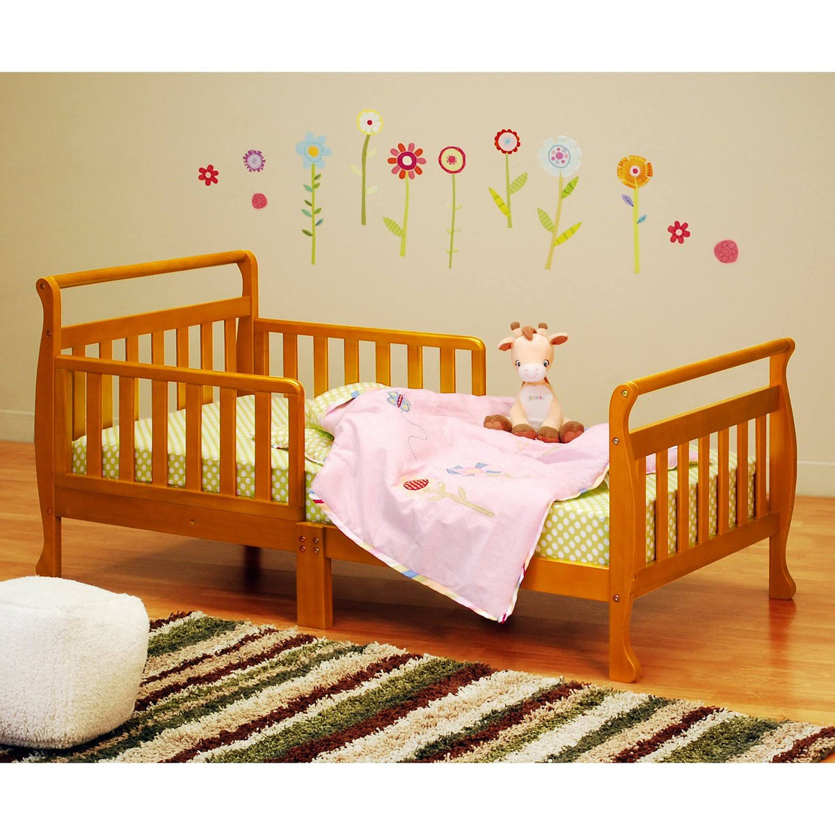 Pecan Toddler Bed J32636
