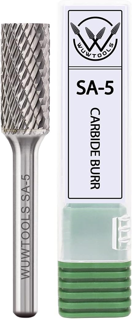 Carbide Cutting Burrs 14 Shank Tungsten Double Cut Rotary File Die Grinder Bit (3PCS) U672937