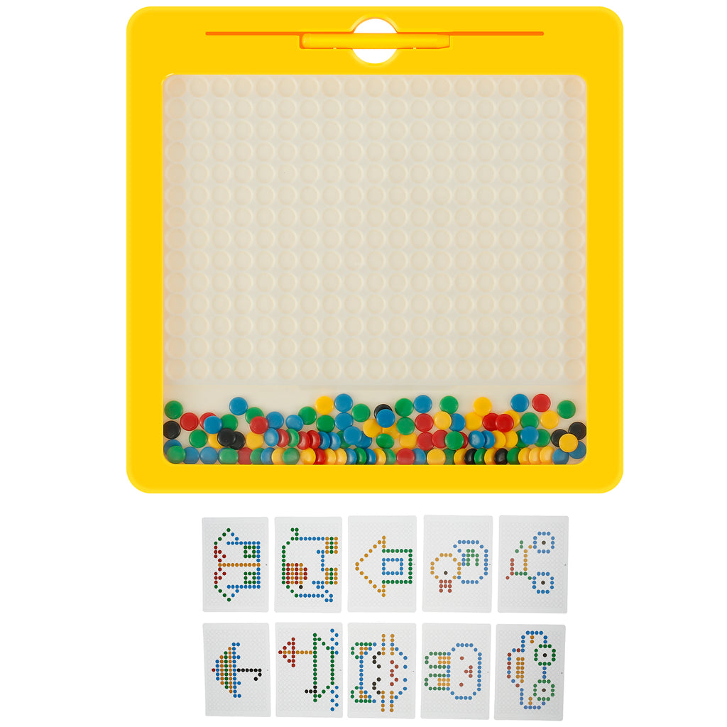 Magnetic Drawing Board with 10 Double Sided Cards Educational Preschool Toy W681
