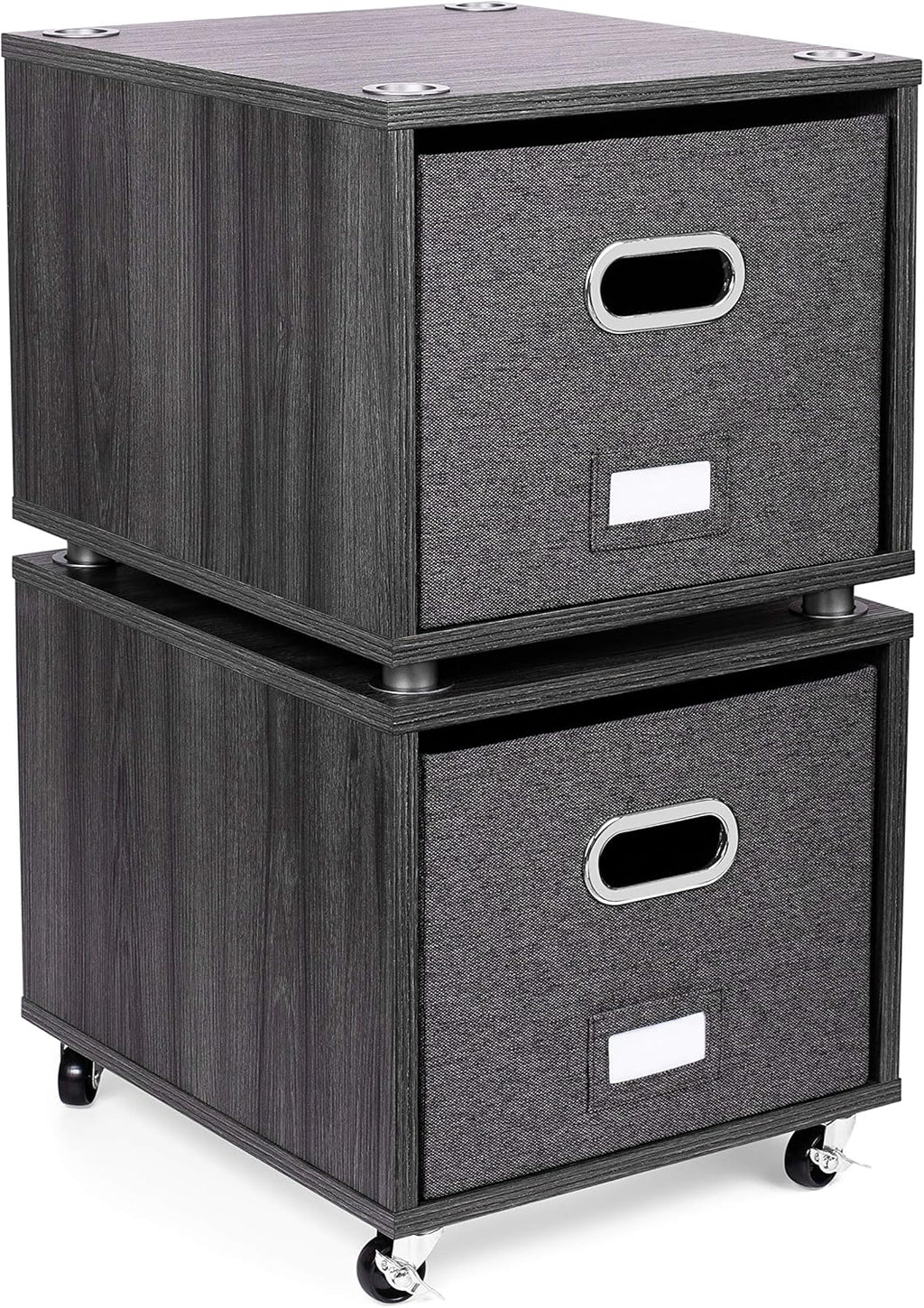 Rolling File Cabinet with 1 Lateral Drawer Q5919
