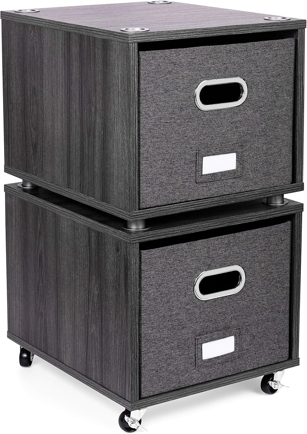 Rolling File Cabinet with 1 Lateral Drawer Q5919