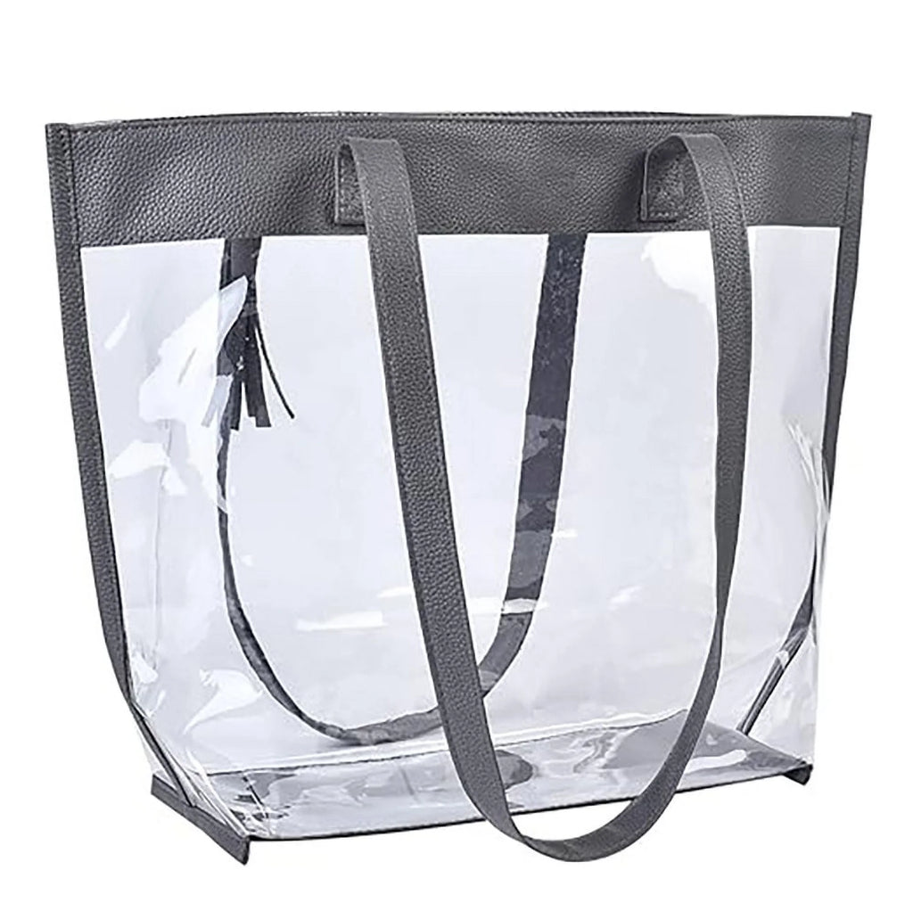 Clear Tote Bags with Magnetic Buckle Closure (1pc) S6678