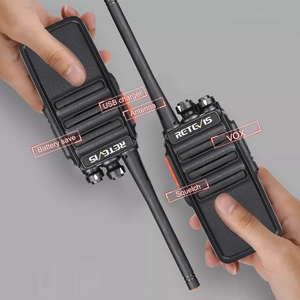 6 Pack Walkie Talkies with Multi Gang Charger S492