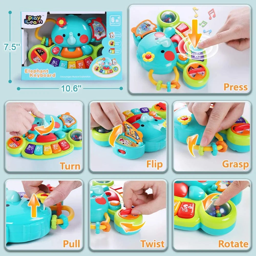 Musical Piano Keyboard Sensory Toy for Toddlers Q1921