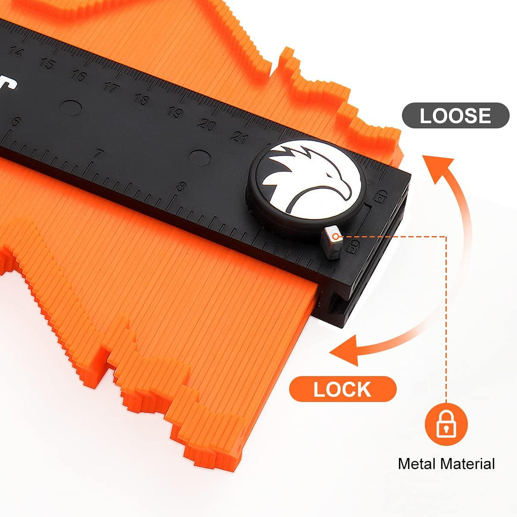 Contour Gauge Profile Tool with Adjustable Lock X903