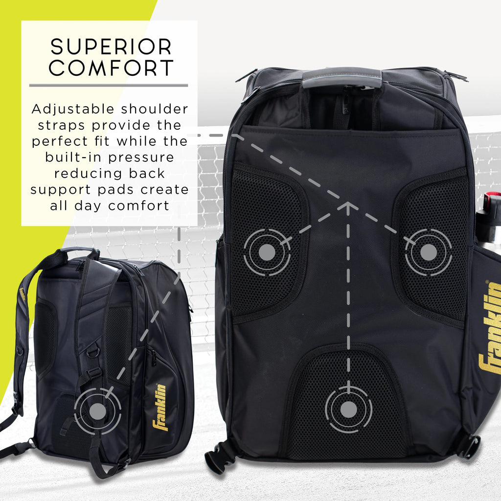 Black Hybrid Pickleball Backpack Duffle Bag Z261