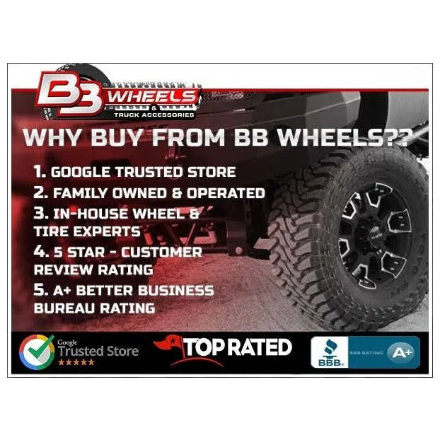 18x10 Black Wheel R857