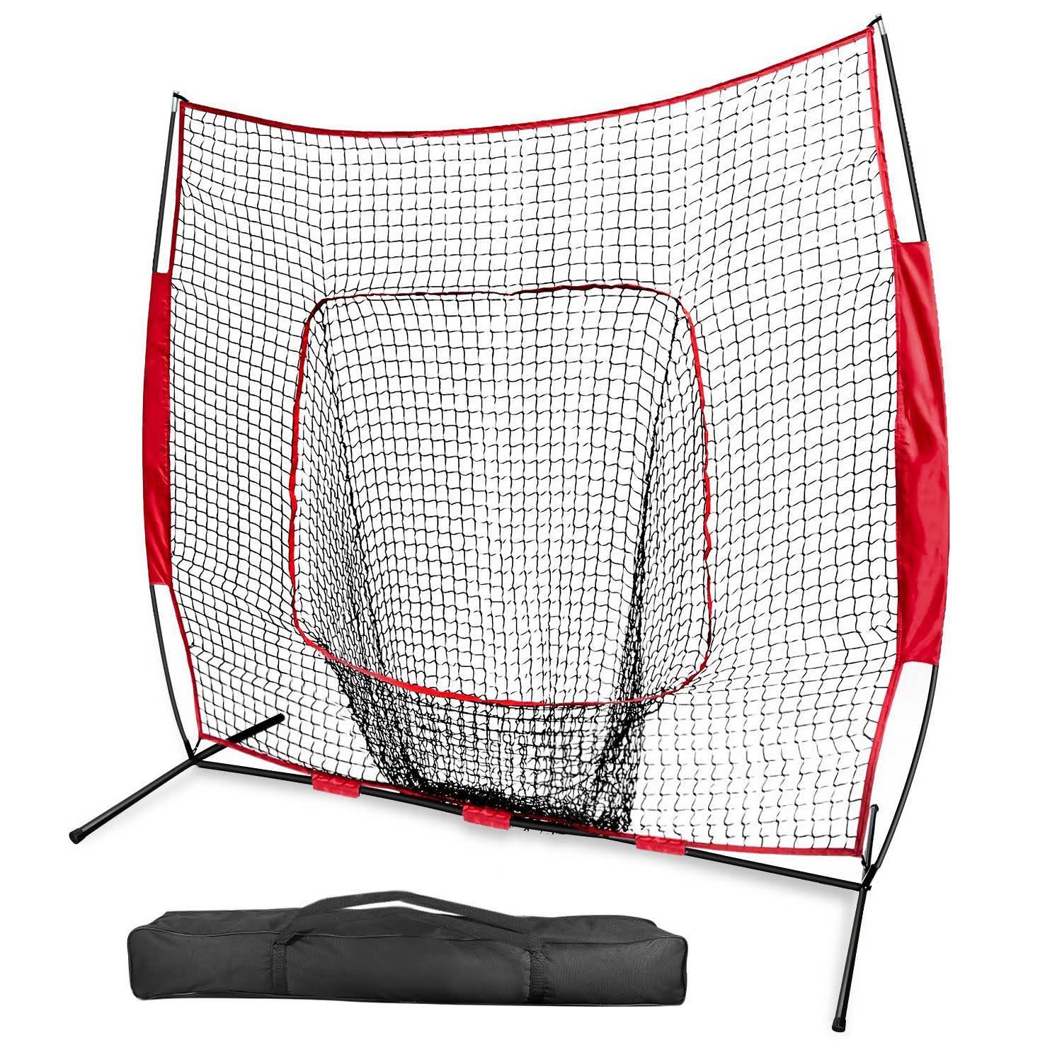 Baseball Softball Practice Training Net with Carrying Bag I9481