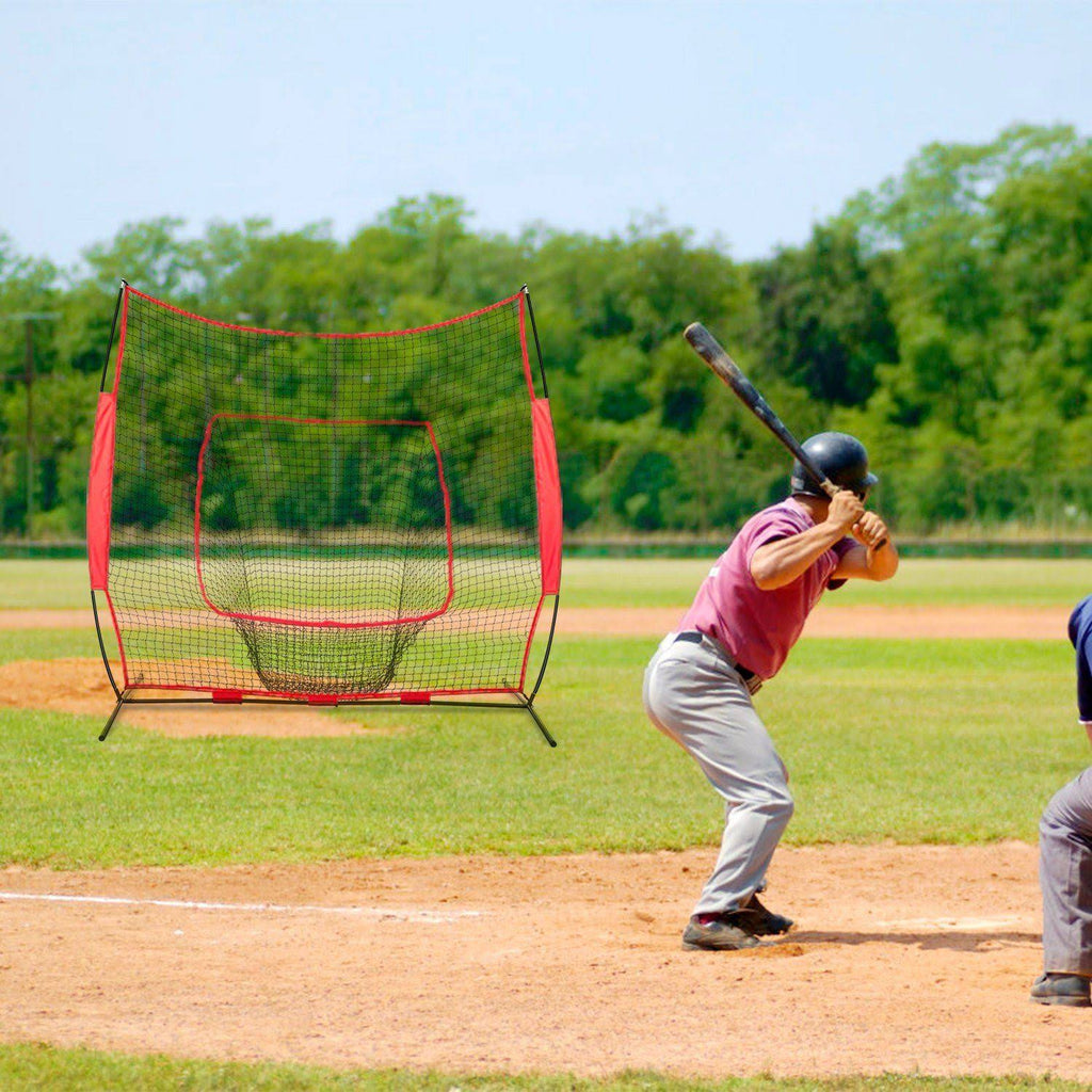 Baseball Softball Practice Training Net with Carrying Bag I9481