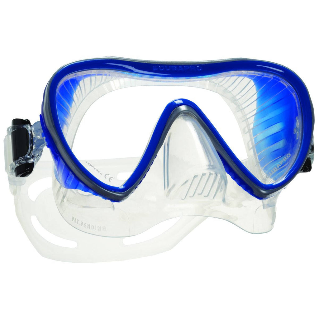 Black Silver Scuba Mask Y2717