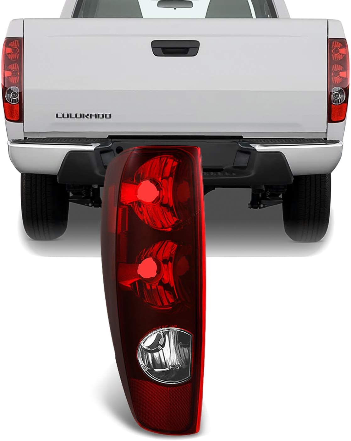 Red Tail Lights Replacement Pair Pack of 2 D141717