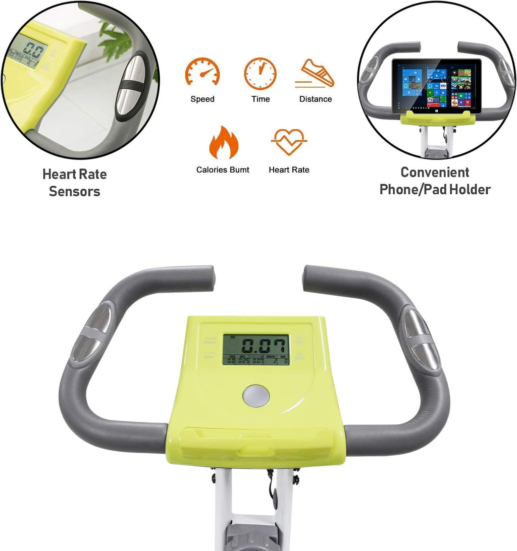 Folding Exercise Bike with LCD Monitor K510