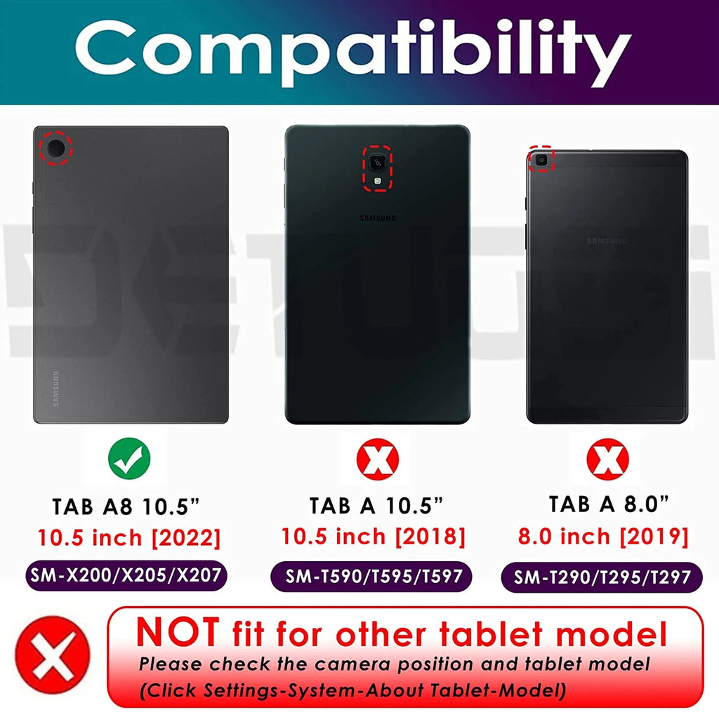 Slim Case for Samsung Galaxy Tab A8 10.5 inch 2022 Model Darkblue P689884