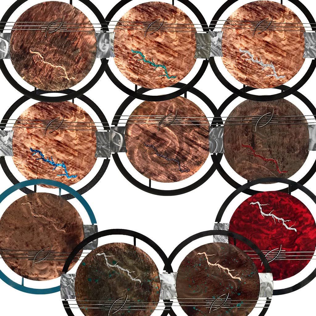 Gong Metal Wall Decor X402
