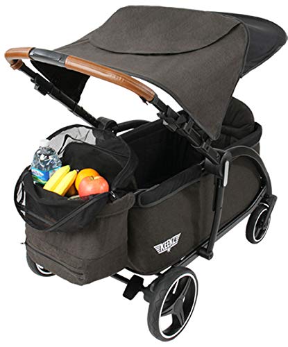 Luxury Stroller Wagon for 2 with Removable Canopy W728