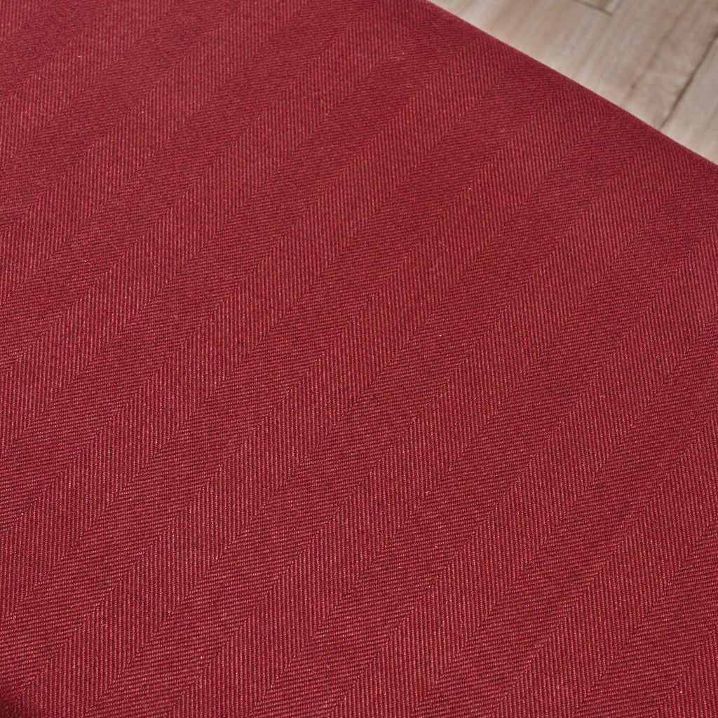 Red and Brown Rectangular Storage Ottoman X25529