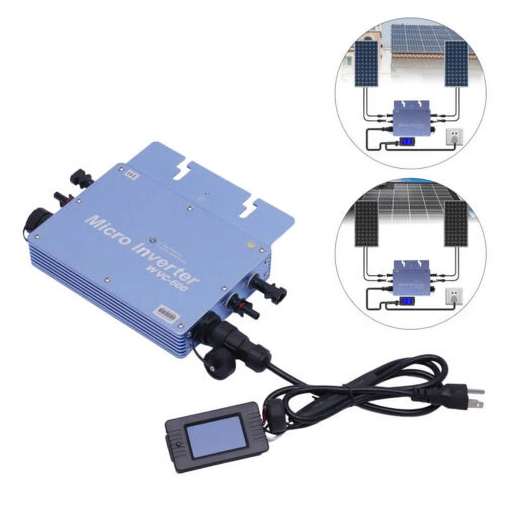 600W 110V Solar Micro Inverter Grid Tie MPPT Pure Sine Wave Waterproof D995