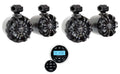 6.5" 600w Marine Wakeboard Swivel Speakers with Receiver E798