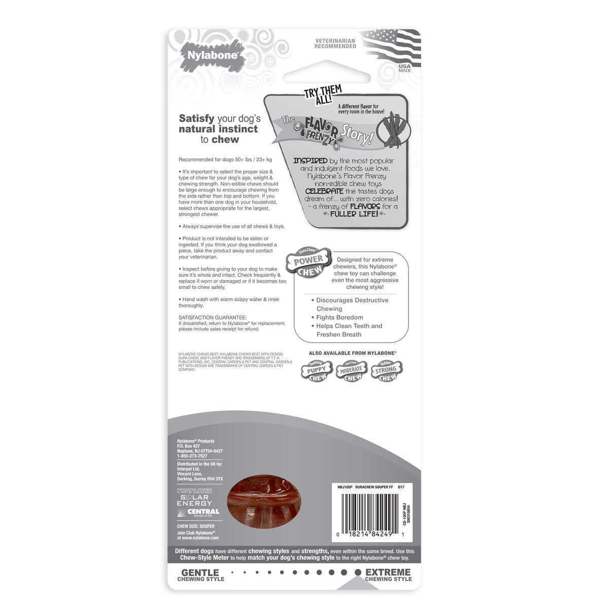 Beef Jerky X-Large Dog Chew Toy O448