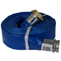 2x22 x 50& PVC Layflat Discharge Hose with Aluminum Fittings Q164