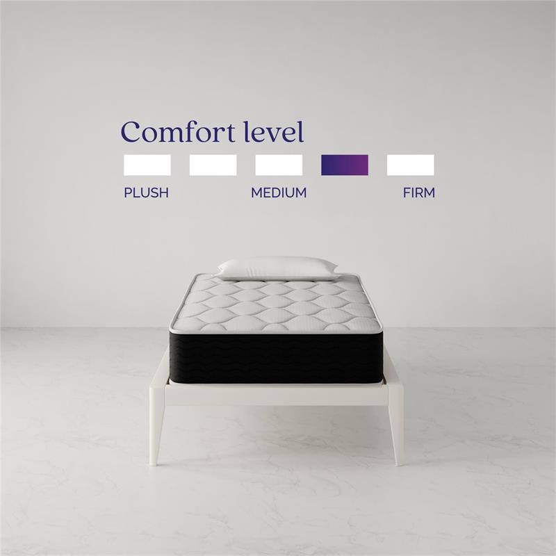 Twin Hybrid Mattress with Encased Coil and Memory Foam Z711978