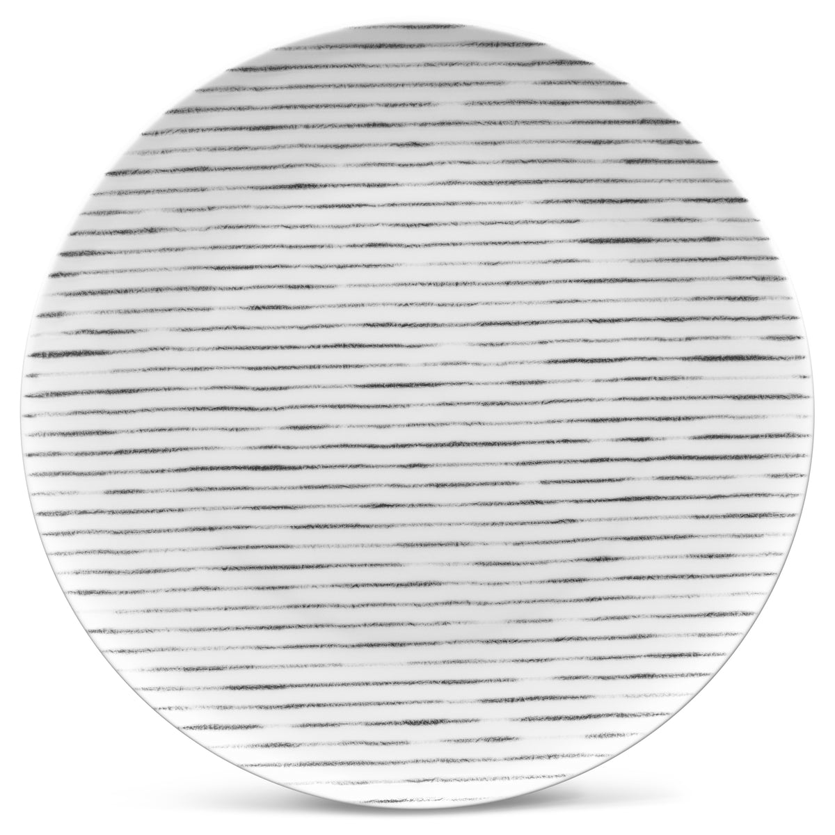 Grey Stripe Dinner Plates Set of 4 K176540