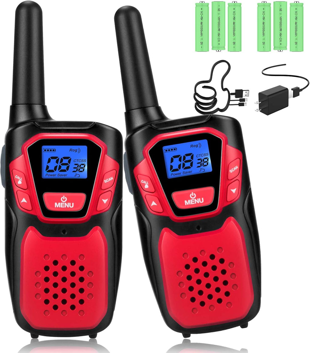 Rechargeable Walkie Talkies for Kids with Micro-USB Charger Z5938