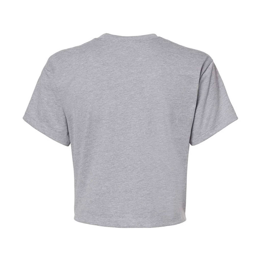 Juniors Cropped Cotton Blend T-Shirt O978