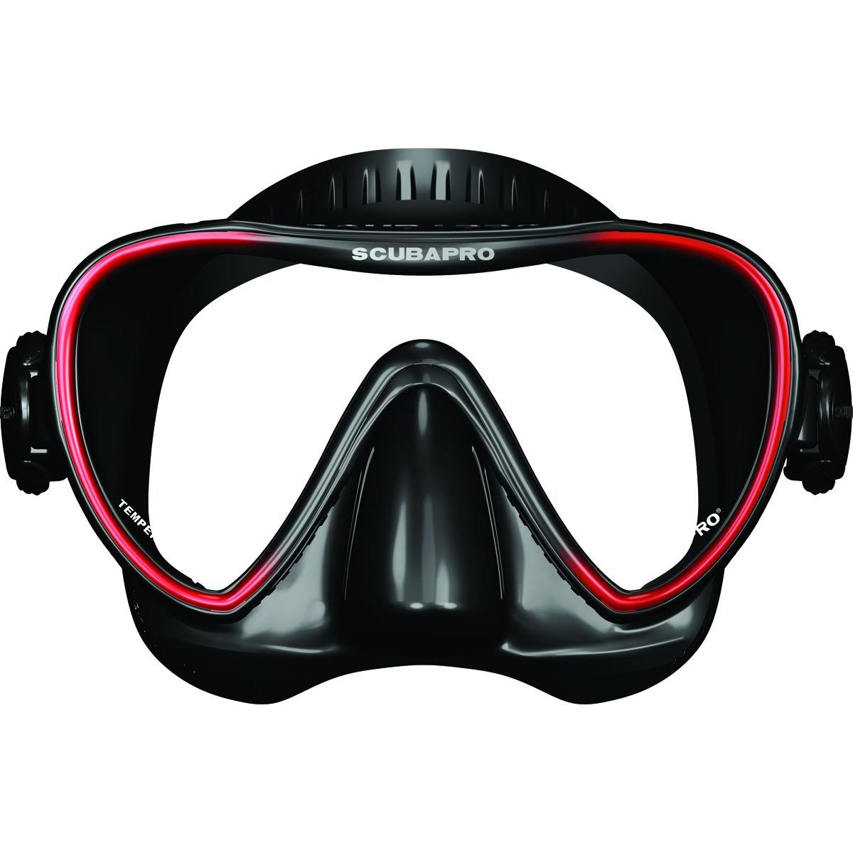 Black Silver Scuba Mask Y2717