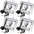 4 Pack Stainless-Steel T Handle Lock with Gasket and Keys U3956