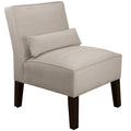 Velvet Light Grey Accent Chair I779658