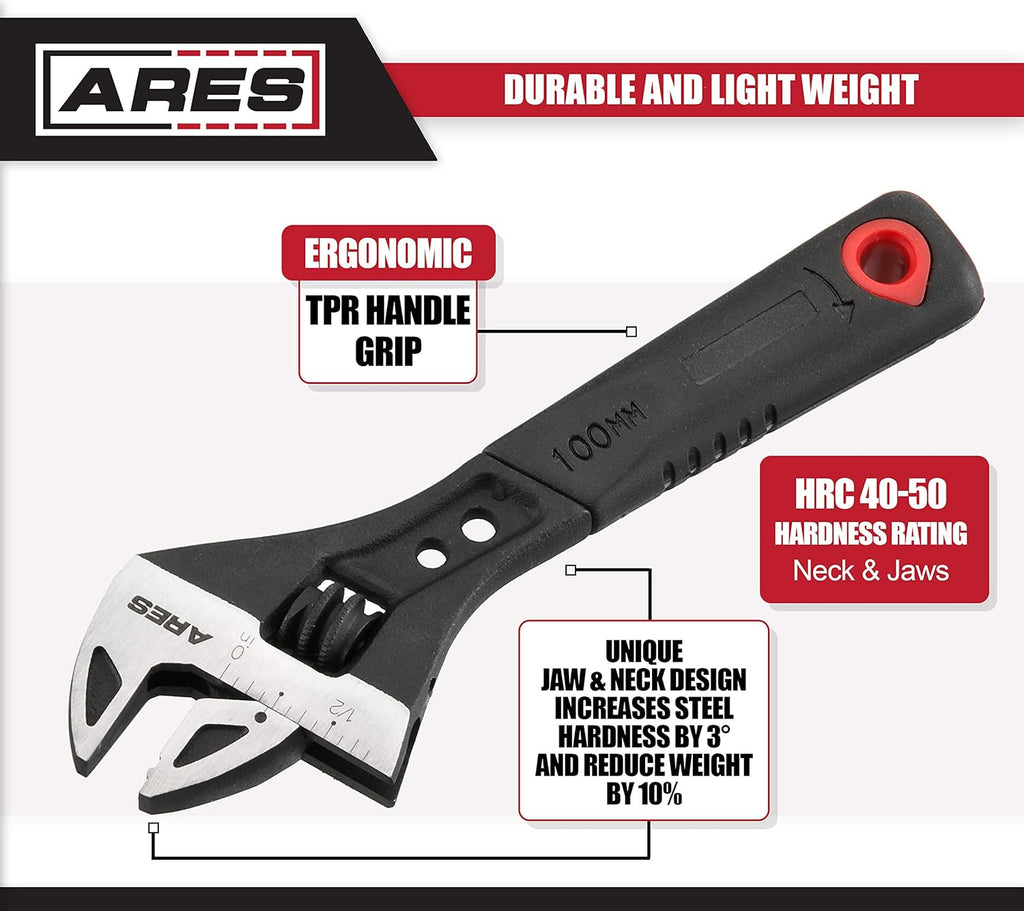 15-Inch Adjustable Wrench Chrome Vanadium Steel M315587