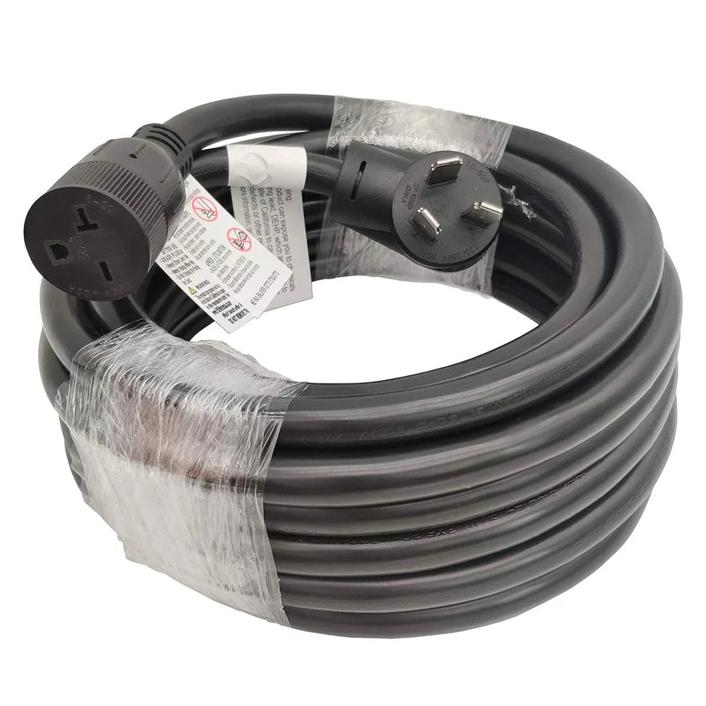 10-50 Plug Male to 6-20 T-Blade Receptacle Female Adapter Cord (25FT) D472286