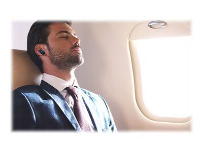 True wireless earphones with mic Bluetooth active noise canceling noise isolating black R91227