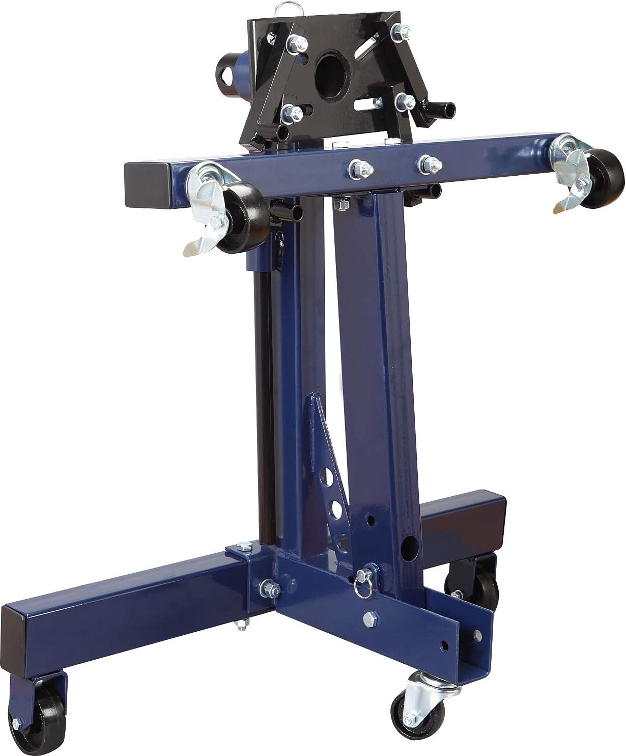 3/4 Ton Steel Rotating Engine Stand with Folding Frame, Blue V400