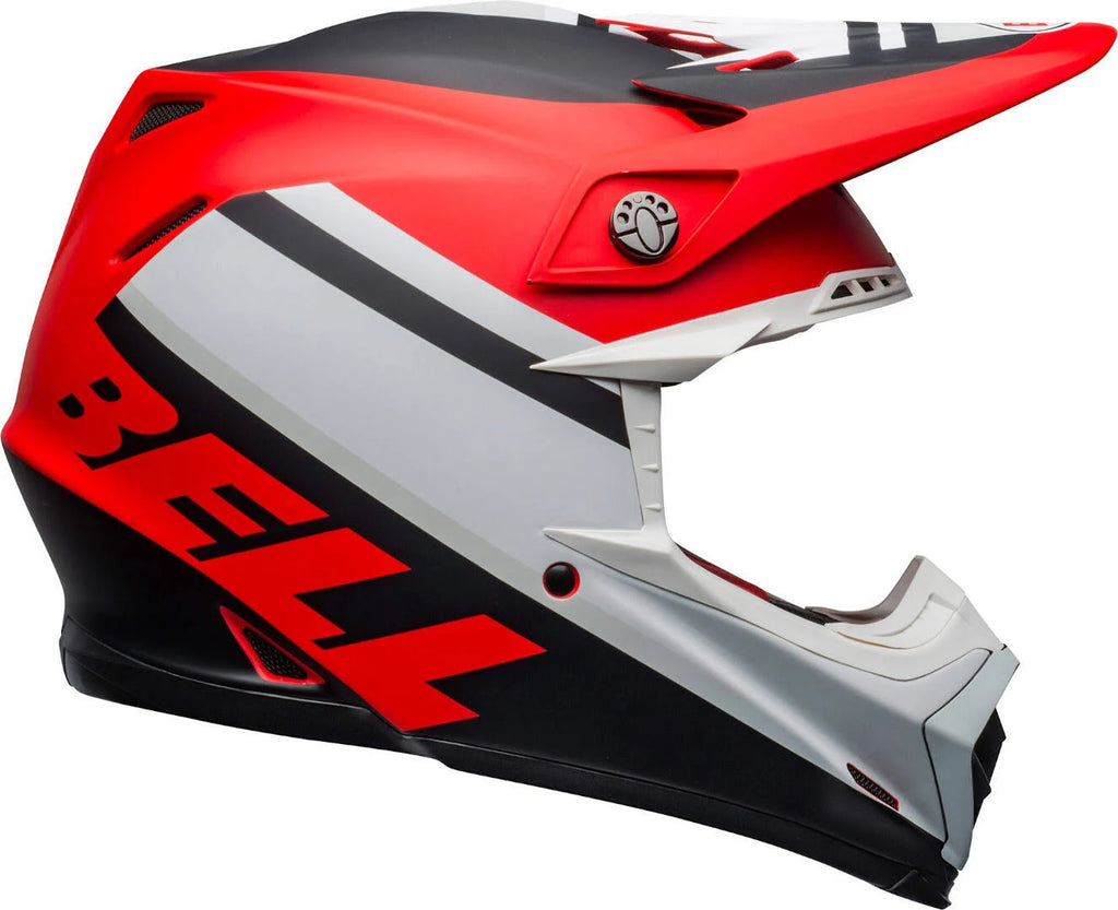 Black-White-Red MIPS Motocross Helmet W5051