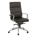 Black Bonded Leather High Back Chair Y71193