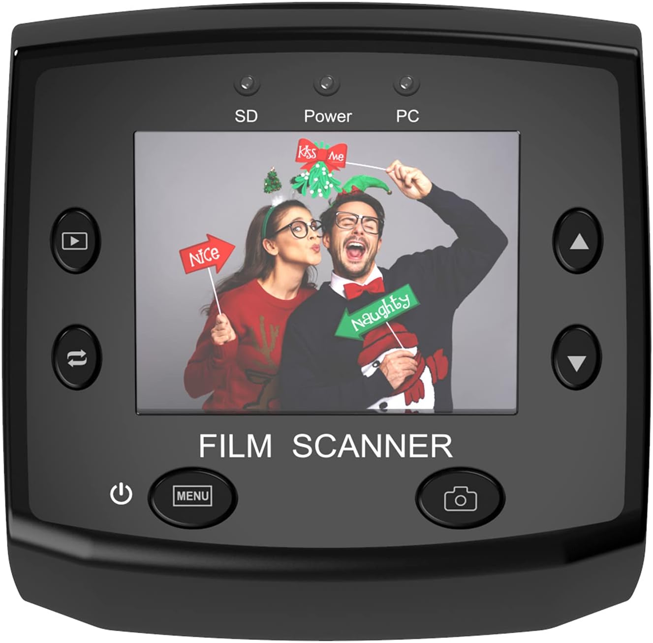 135 Film Scanner Slide Viewer with Slide Mounts Feeder Pack of 2 J482611