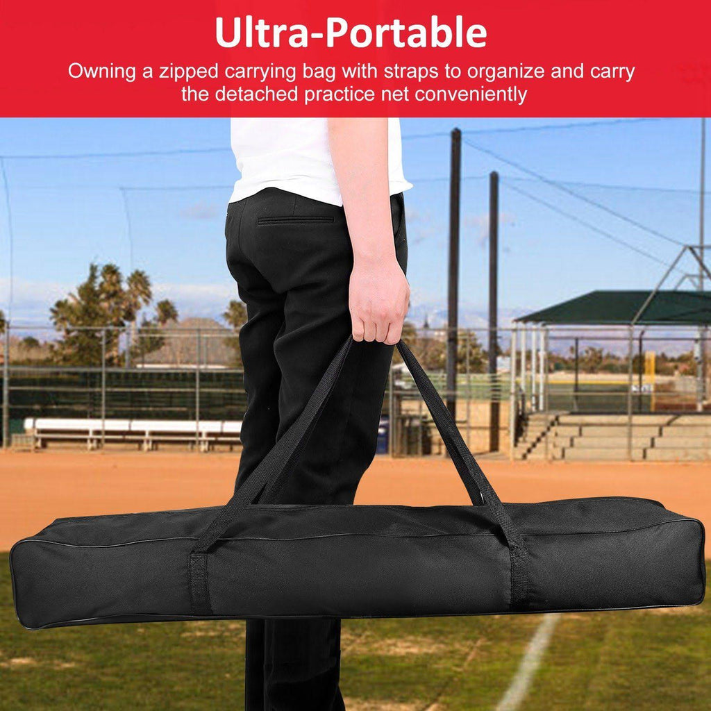 Baseball Softball Practice Training Net with Carrying Bag I9481